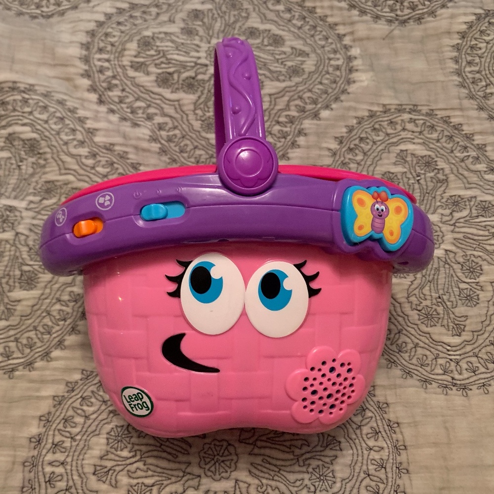 Leap Frog Interactive Pink Picnic Basket